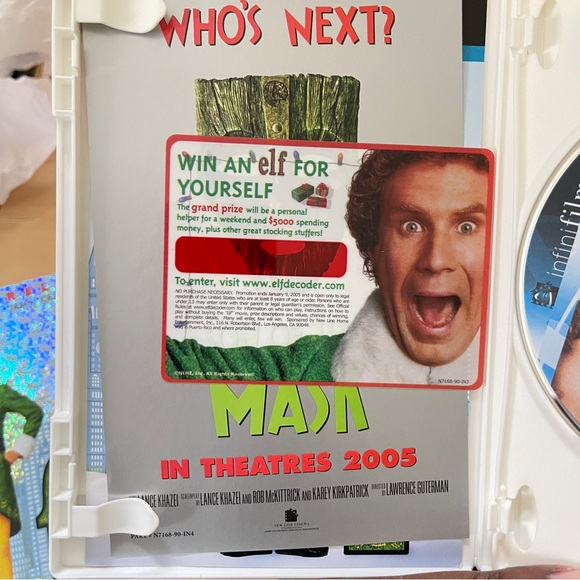 Elf 2 Disc Set DVD with Will Ferrell Vintage 2002 Packaging - Picture 4 of 8